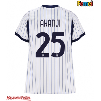 Inter Milan Manuel Akanji #25 Tricou Fotbal Replică 2026-27 Femei Deplasare